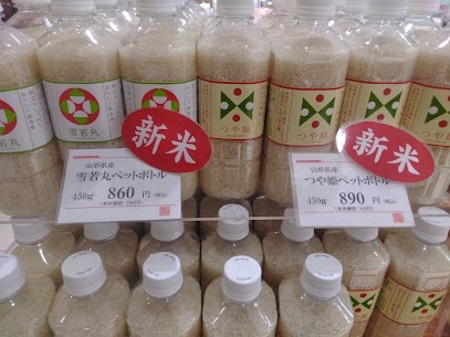 つや姫と雪若丸の新米を取り扱っています。つや姫は甘味、旨味、粘り気、歯ごたえ、粒の大きさ、バランスが良いのが特徴となっております。雪若丸は雪のように白く輝く粒で弾力があります。お試しください。